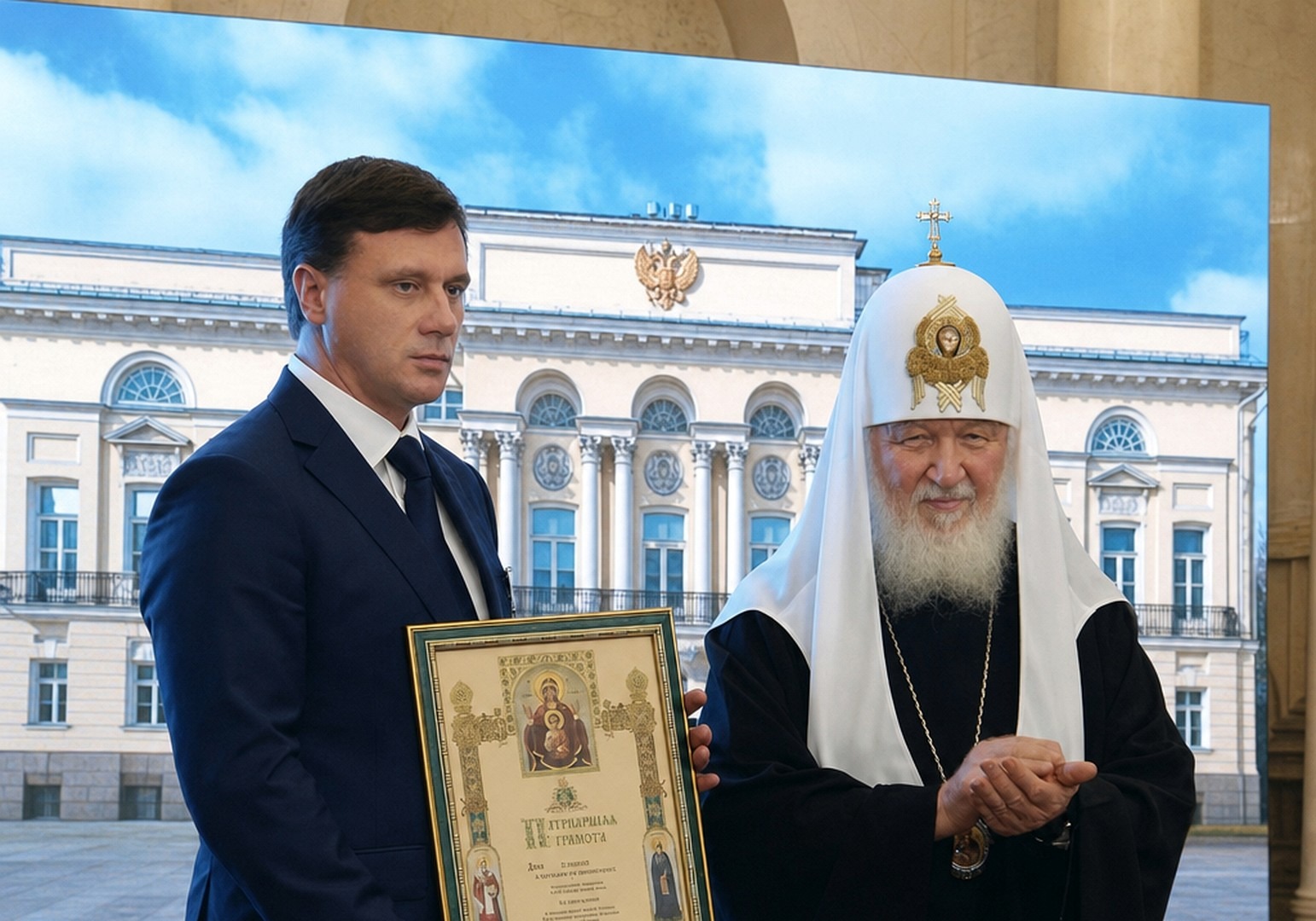 Вручение ведомственной награды Александру Ульянову